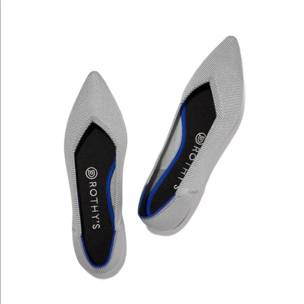 Rothy’s Flax Birdseye Points, Size 7